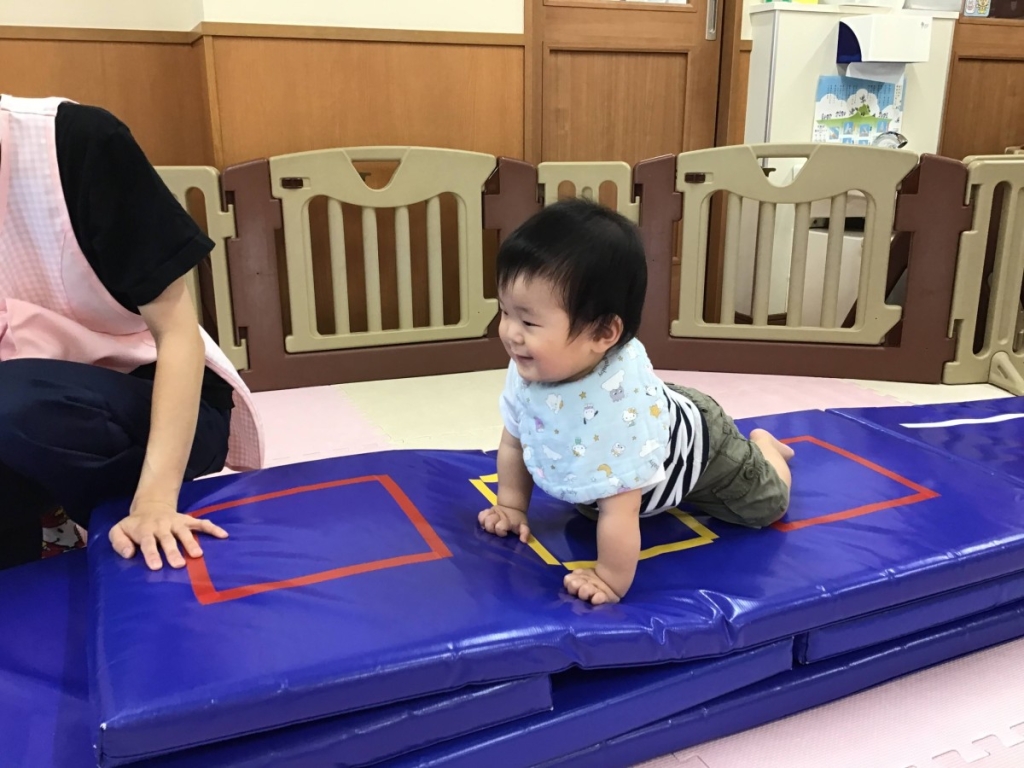 7月運動プログラムの様子(らっこ組)