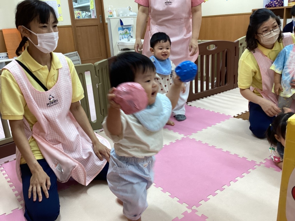 10月運動遊びの会(玉入れ)