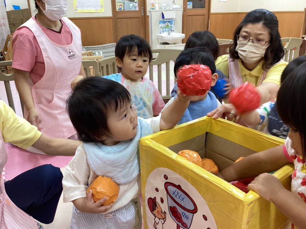 10月運動遊びの会(玉入れ)