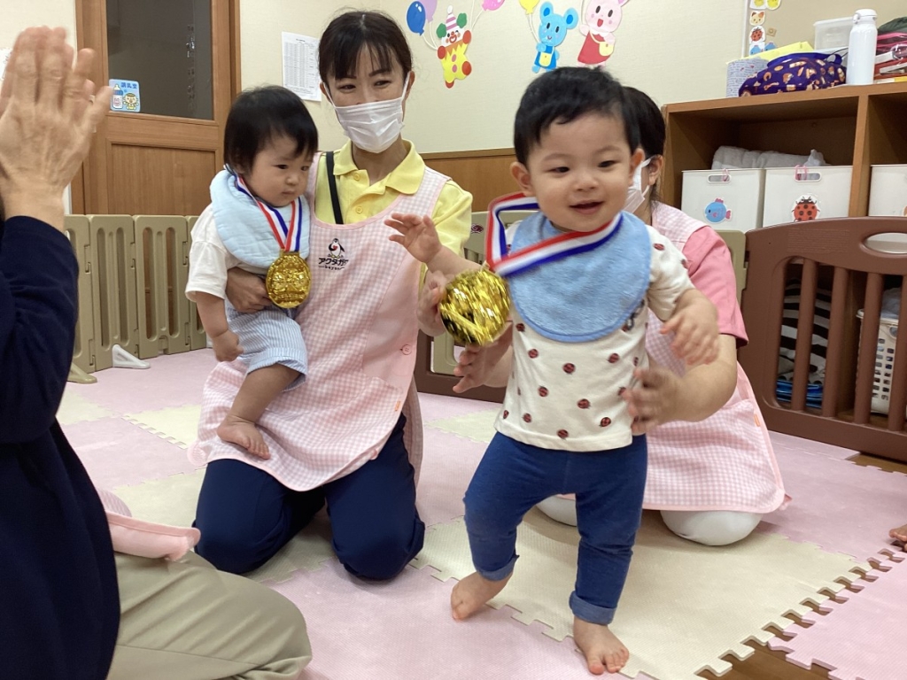 10月運動遊びの会(メダル授与)