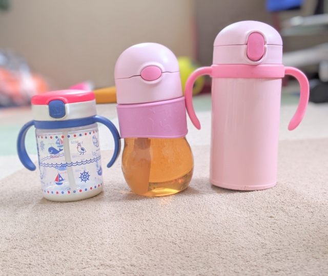 いろいろなストローマグ