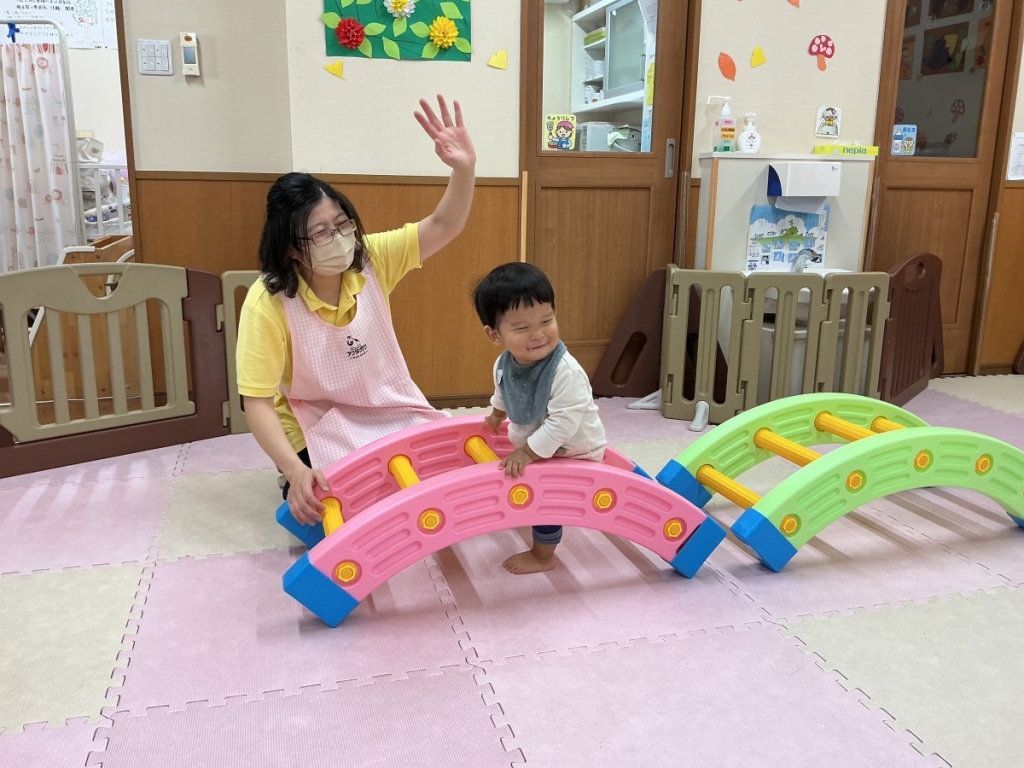 11月運動遊びの会(1歳児低月齢サーキット)