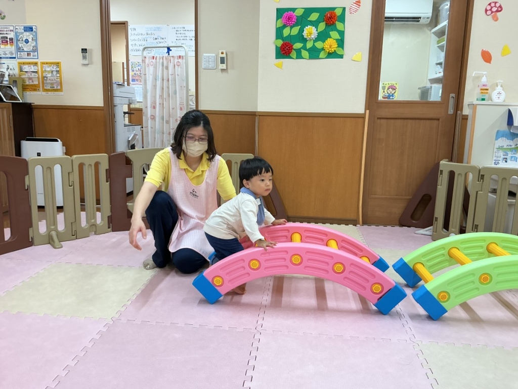 11月運動遊びの会(1歳児低月齢サーキット)